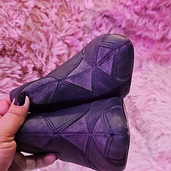 Blue dark slip on boot /bottie - Picture 5 of 8